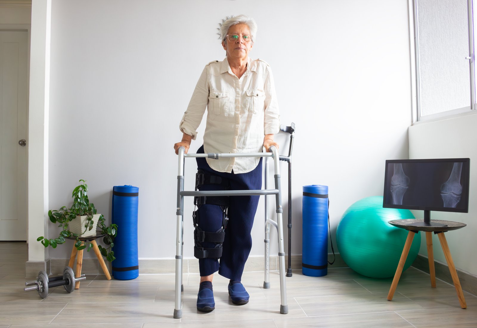 Cómo elegir un andador para Parkinson: estabilidad, frenos y postura